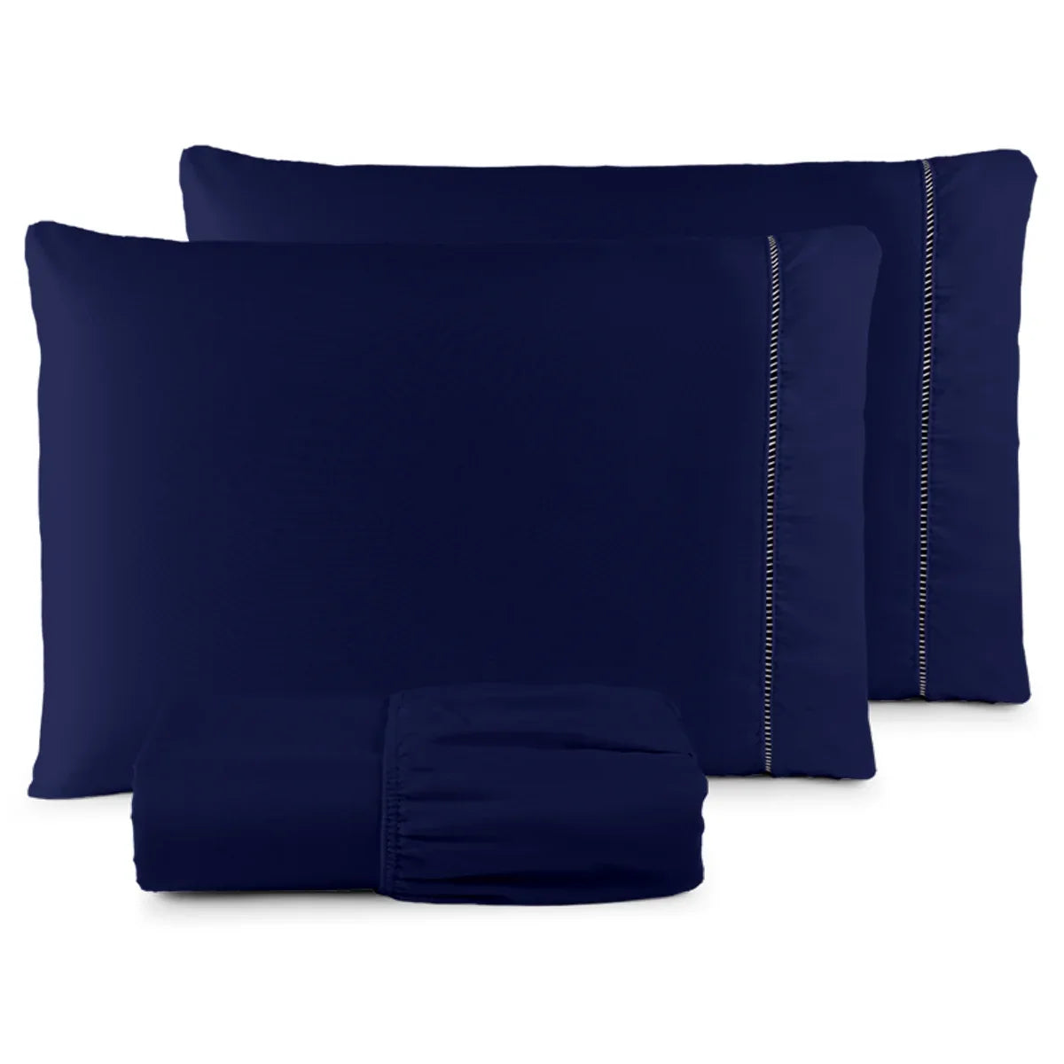 Conjunto de Lençóis QUEEN 400 Fios Micropercal Premium - Toque Macio e Sofisticado