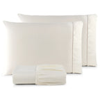 Conjunto de Lençóis QUEEN 400 Fios Micropercal Premium - Toque Macio e Sofisticado
