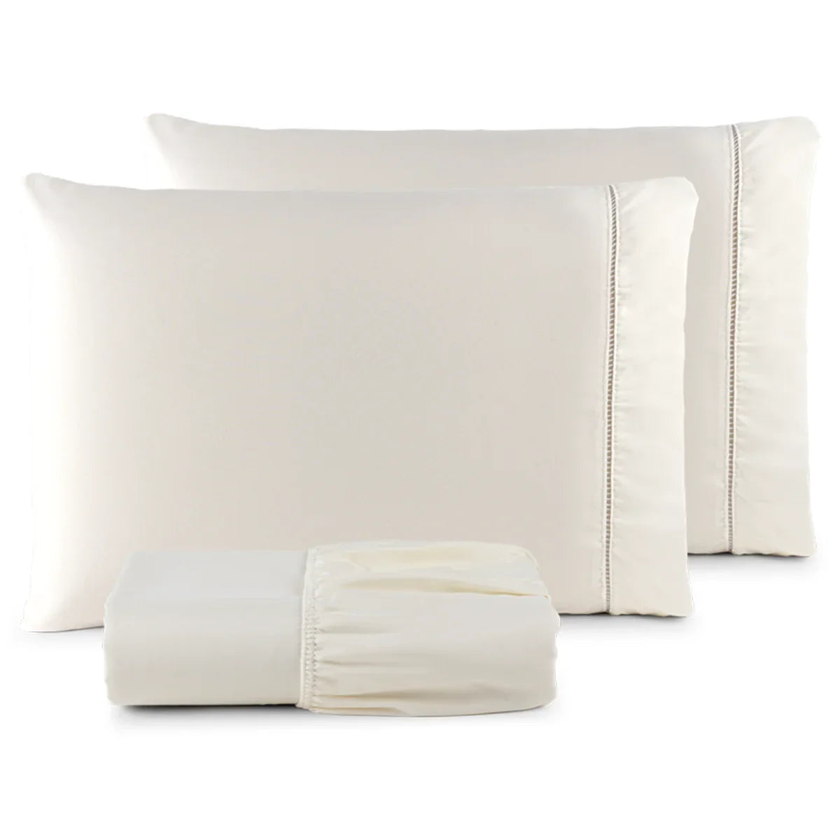 Conjunto de Lençóis QUEEN 400 Fios Micropercal Premium - Toque Macio e Sofisticado