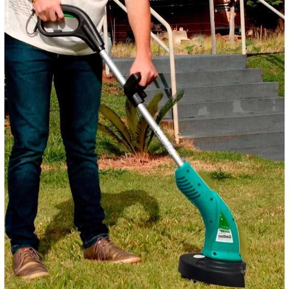 Aparador de Grama Elétrico 1500W Bipartido - Corte Preciso para Jardim e Bordas