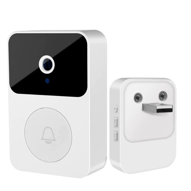 Campainha com Câmera Wi-Fi HD Sem Fio – Vídeo Porteiro Inteligente com App e Visão Noturna
