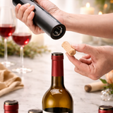 Abridor de Vinho Elétrico Recarregável com Cortador de Lacre