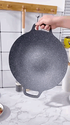 .	Frigideira Grill Antiaderente Redonda – Ideal para Churrasco, Bifes, Peixes e Legumes