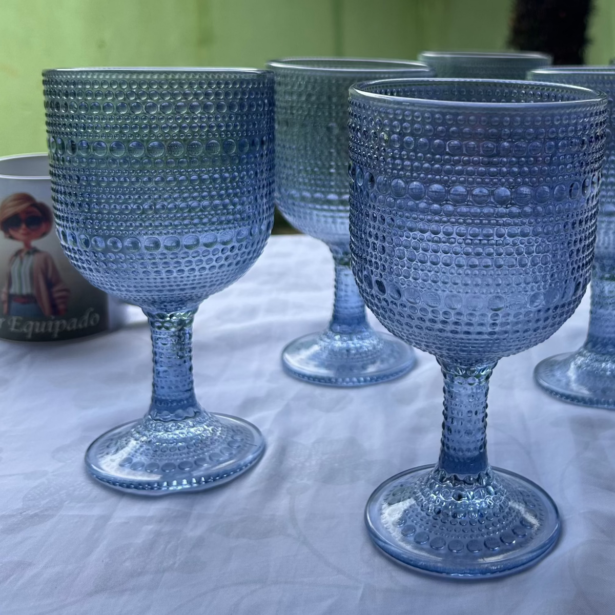 Conjunto de Taças Pérola Glamour 6 Unidades – Elegância e Sofisticação para Sua Mesa