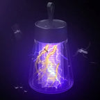 Luminária Mata Mosquito UV Recarregável - Armadilha Elétrica Silenciosa e Sem Radiação