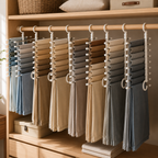 Cabideiro Organizador Multiuso 5 em 1 para Guarda-Roupa