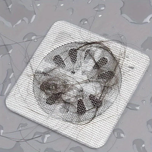 Acabe com o Ralo Entupido - Coletor de cabelo para Chuveiro (kit 10 Peças)