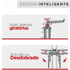 Varal 3 Andares | Organização Inteligente para Apartamentos