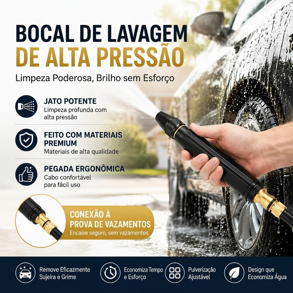 Bico de Alta Pressão PowerJet™ - Edição Premium com 50% OFF