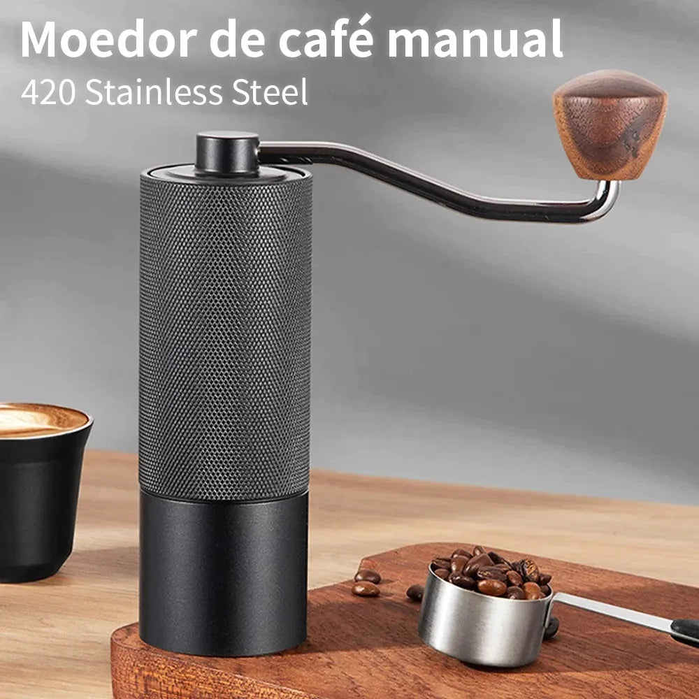 Moedor de Café Manual Premium em Inox