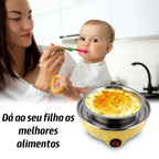 Cozedor Elétrico de Ovos Portátil, Portátil, Prático e Rápido