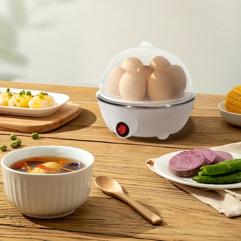 Cozedor Elétrico de Ovos Portátil, Portátil, Prático e Rápido