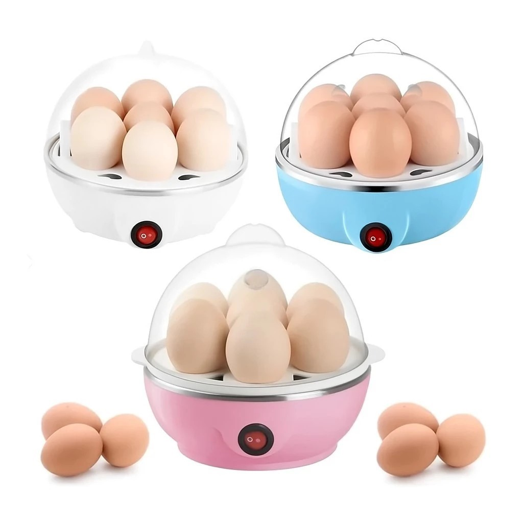 Cozedor Elétrico de Ovos Portátil, Portátil, Prático e Rápido