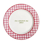 Prato de Sobremesa Cereja Encantada - Lar Equipado