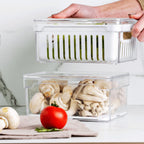 Organizador de Geladeira Clear Fresh com Cesto 2,2 Litros