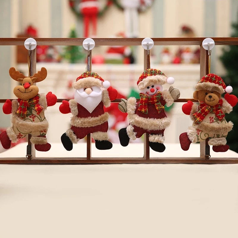Pingentes de Natal Elk Antler – Charme Rústico para sua Árvore