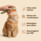 Escova Mágica a Vapor PetCare para Cães e Gatos