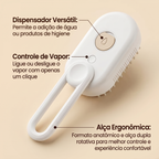 Escova Mágica a Vapor PetCare para Cães e Gatos