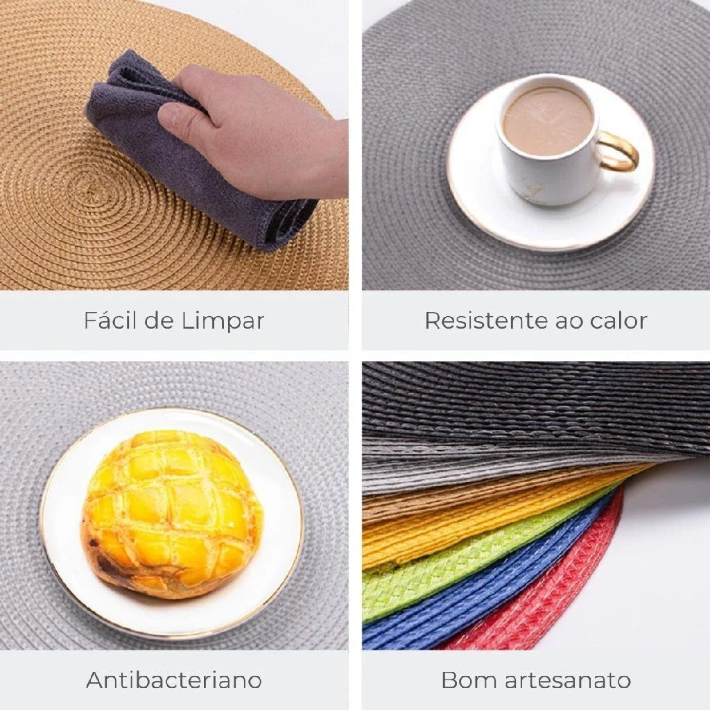 Jogo Americano Premium 6 peças Lar Equipado - Elegância e Sofisticação à Mesa