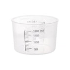 Kit 5 Potes Herméticos Porta Mantimento com Copo Medidor 2,5 Litros