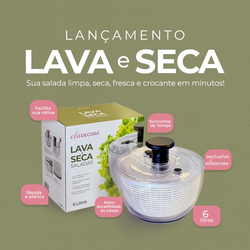 Lava e Seca Saladas Premium 6 Litros
