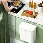 Lixeira Dobrável 9L l Prática, Compacta e Ideal para Cozinha e Banheiro -Lar Equipado