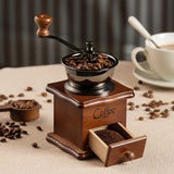 Moedor de Café Vintage Manual – Madeira & Aço Inox