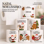 Kit Natalino Divertido: Papel Higiênico Decorado de Natal