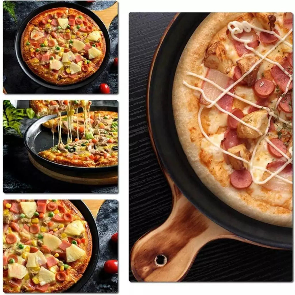 Formas de Pizza Antiaderentes kit 2 unid.  29cm — Praticidade e Sabor em Cada Receita!
