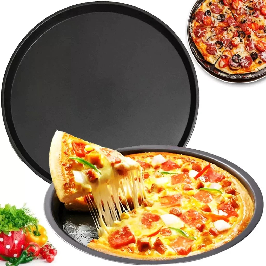 Formas de Pizza Antiaderentes kit 2 unid.  29cm — Praticidade e Sabor em Cada Receita!