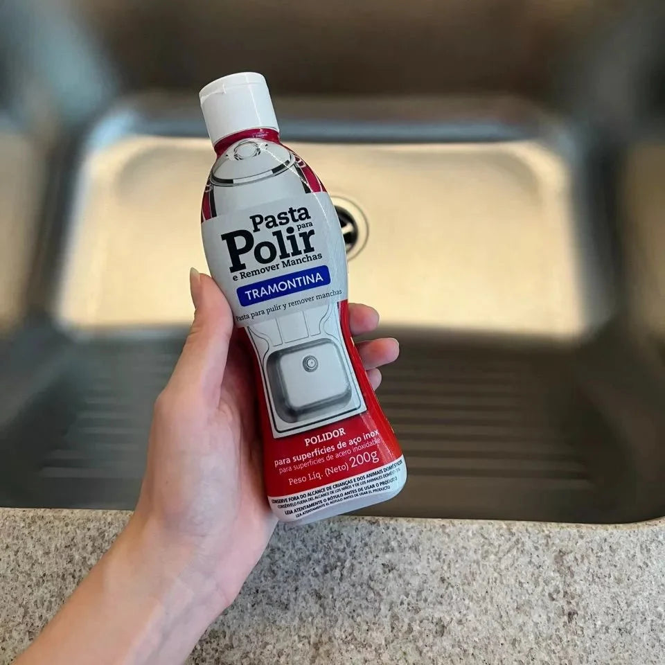 Pasta para Polir Inox Tramontina 200g - Inox Como Novo em Minutos