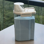Pote Hermético 2,5L com Copo Medidor - Organização, Praticidade e Vedação Perfeita