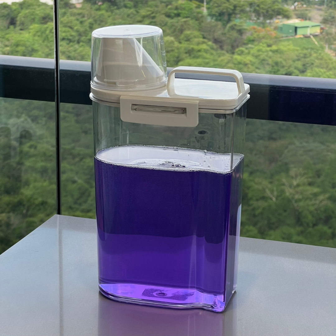 Pote Hermético 2,5L com Copo Medidor - Organização, Praticidade e Vedação Perfeita
