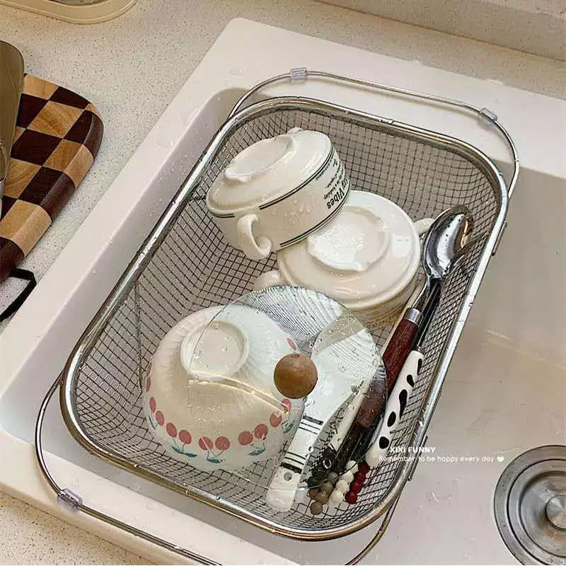 Escorredor de Alimentos SlimFlex– Lava, Escorre e Organiza sua Pia | Lar Equipado