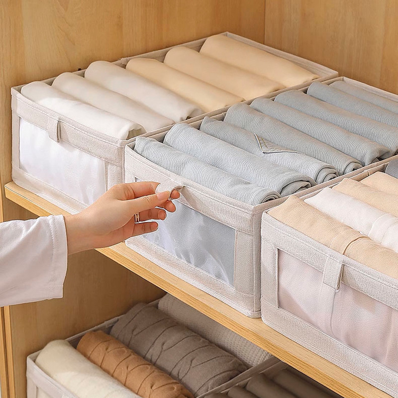 Organizador De Guarda-Roupa de Tecido Dobrável e Resistente Para Roupas