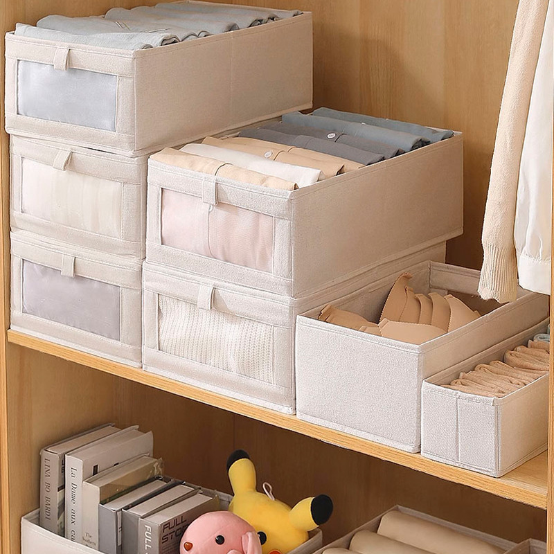 Organizador De Guarda-Roupa de Tecido Dobrável e Resistente Para Roupas