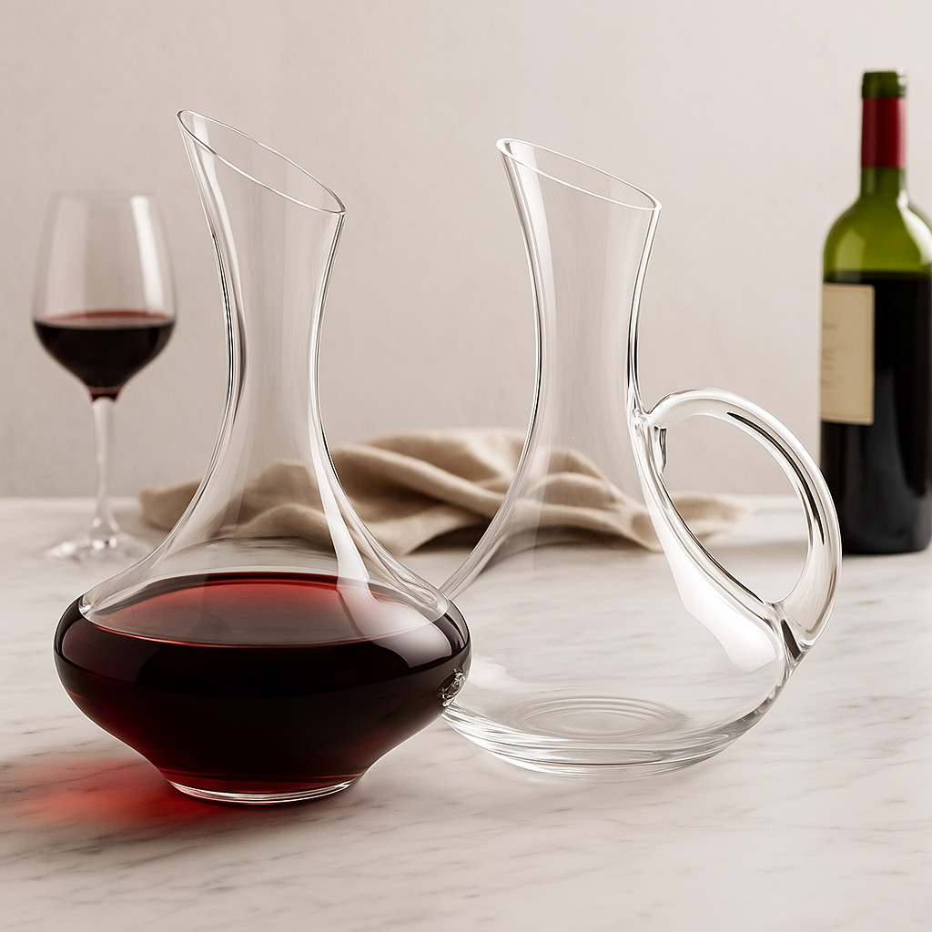 Decanter de Cristal  – Elegância e Experiência Completa para Servir Vinhos em Casa