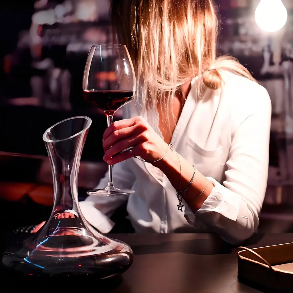 Decanter de Cristal  – Elegância e Experiência Completa para Servir Vinhos em Casa