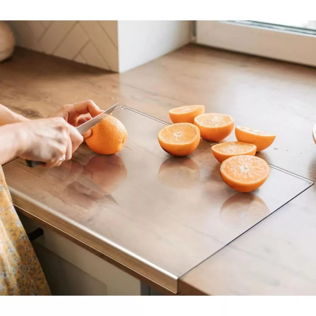 Tábua de Acrílico CrystalChef™ – Não Mancha, Não Absorve Odores e mantém Sua Cozinha Mais Higiênica