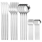 Talheres Prata Inox Glamour – Elegância e Brilho para Sua Mesa Posta- COMPRE E  LEVA O DOBRO