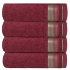 Kit 4 Toalhas de Banho Berlim 100% Algodão – 75x150cm | Maciez e Absorção Premium