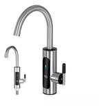 Torneira Elétrica para Cozinha – Com Visor de Temperatura, Regulagem e Giro 360° em Aço Inoxidável