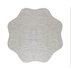 Kit 6 Jogo Americano Sousplat Ondulado Sisal Marfim + 6 Porta-Copos Impermeáveis – Lar Equipado